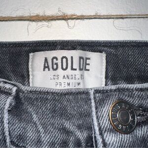 Agolde Los Angeles Premium Black Jeans (25) | NICO High Rise | Slim…